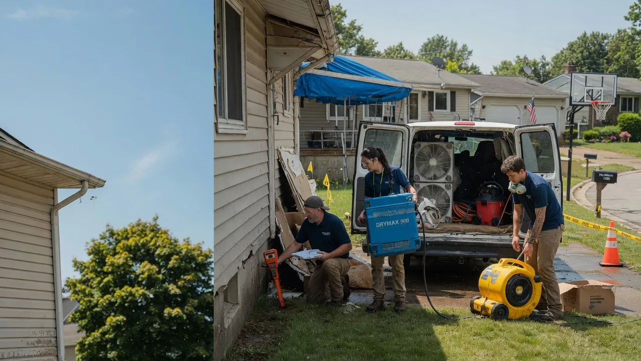 Ceiling Leak Cleanup in Dixon, IA near me