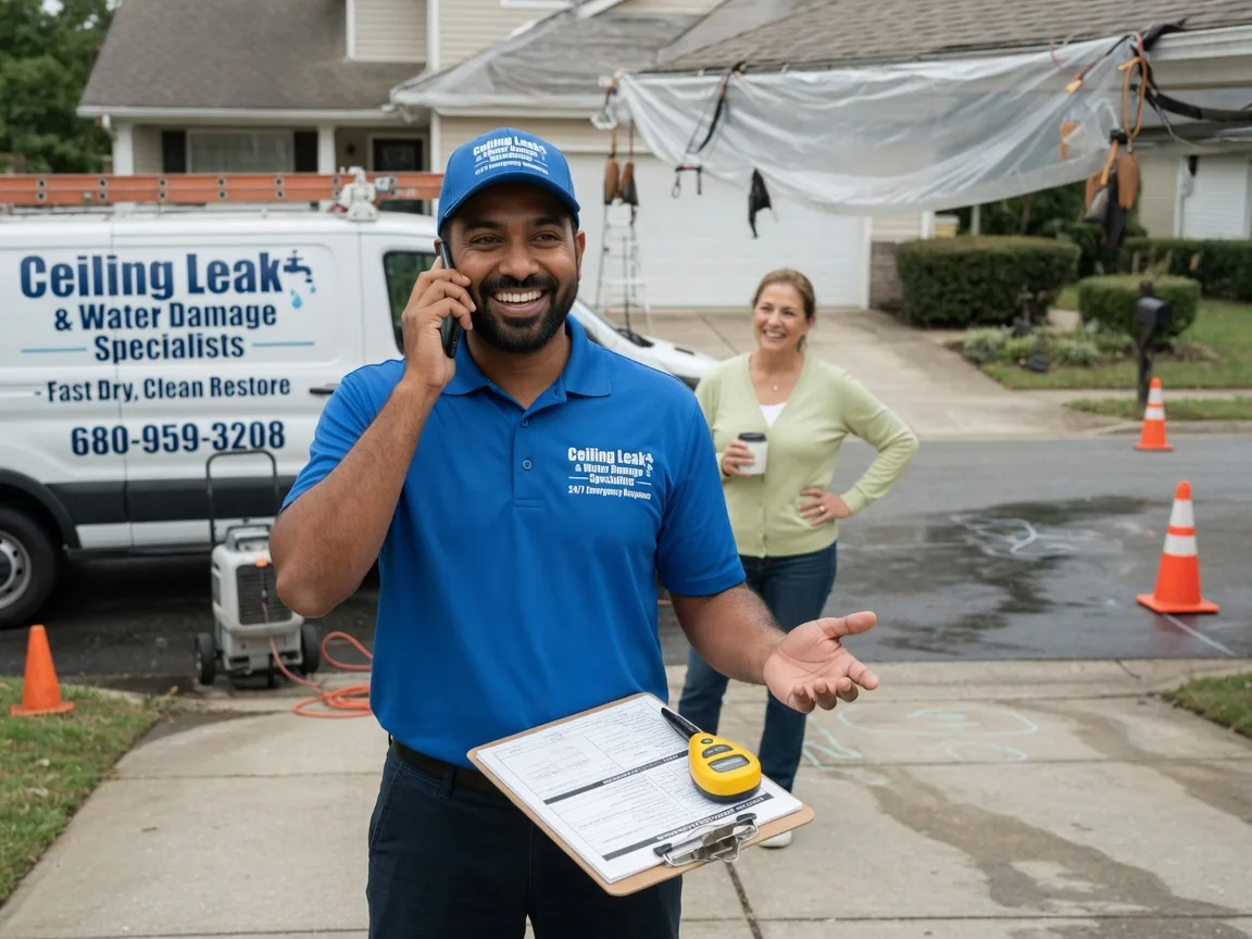 Ceiling Leak Cleanup Dixon, IA FAQs